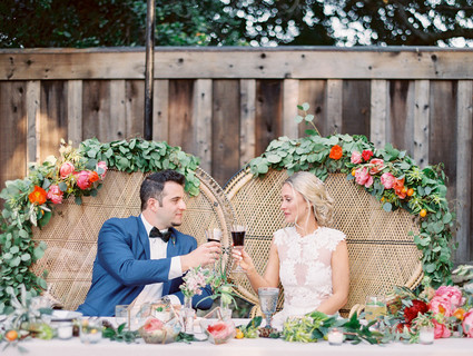 rattan wedding chairs