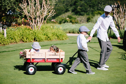 Flower children wagon