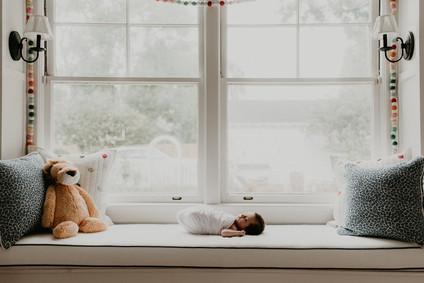 White safari inspired nursery