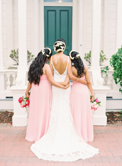 Romantic multicultural San Francisco garden wedding