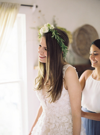 Rustic, organic farmhouse wedding in North Carolina
