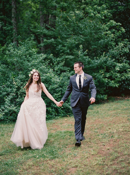 Rustic, organic farmhouse wedding in North Carolina