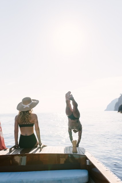 Stylish sexy Portofino elopement