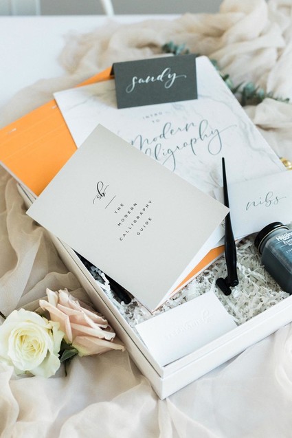 Calligraphy workshop with Stephanie B. Design Inspiration