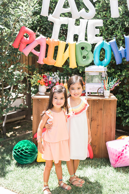 Rainbow birthday party