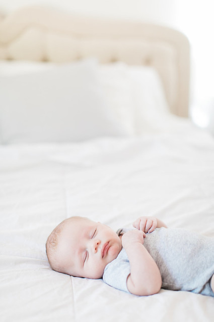 Natural light at home newborn photos