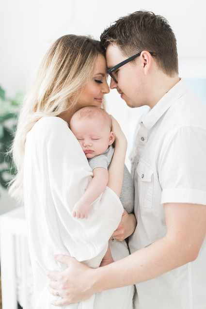 Natural light at home newborn photos