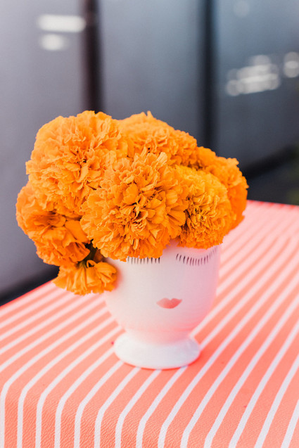 Bougainvillea and Marigold Love themed birthday party