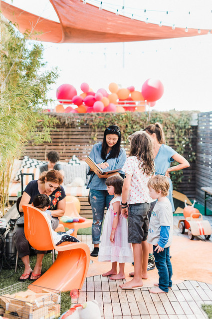 Bougainvillea and Marigold Love themed birthday party
