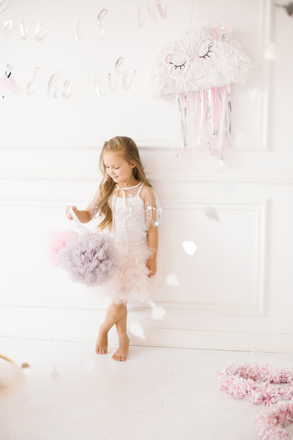 Ethereal feminine girl's birthday party ideas