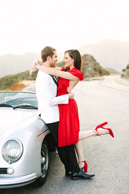 Angeles national forest engagement shoot