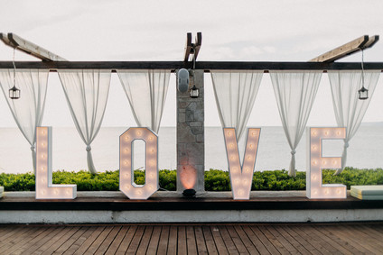 Boho beach wedding Greece