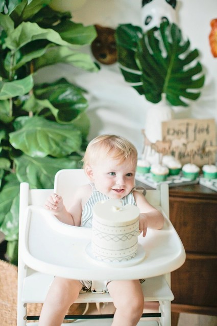 Jungle themed first birthday party ideas