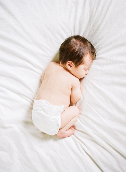 all white newborn photos
