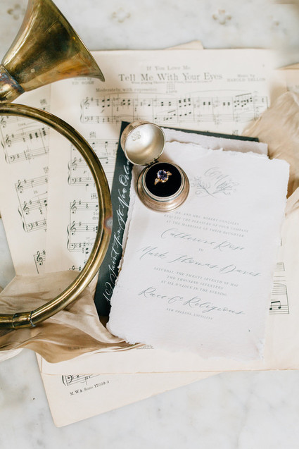 Romantic wedding invitations