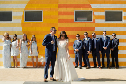 Bougainvillea-inspired wedding at Ace Hotel Palm Springs