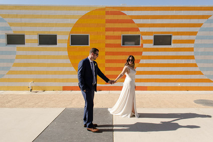 Bougainvillea-inspired wedding at Ace Hotel Palm Springs