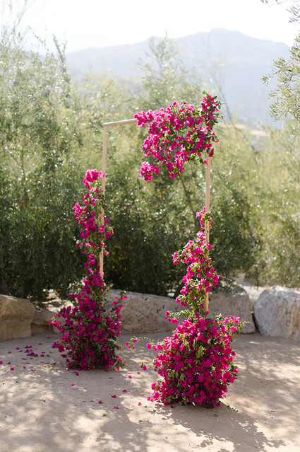 bougainvillea ceremony decor
