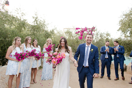Bougainvillea-inspired wedding at Ace Hotel Palm Springs