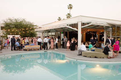 Bougainvillea-inspired wedding at Ace Hotel Palm Springs