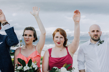 Cosmic Mayan wedding ceremony in Tulum