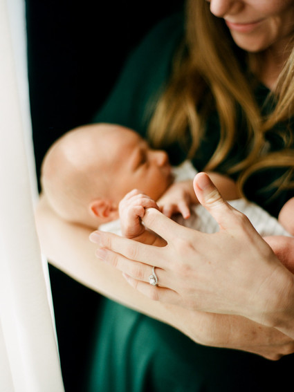 Intimate family newborn photos in Grand Rapids