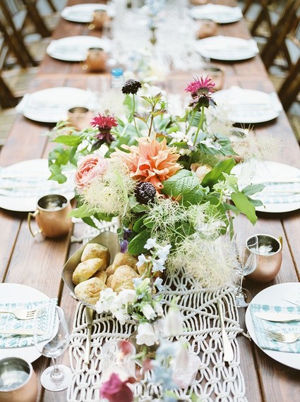 romantic fall wintery wedding in Washington state