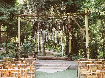 romantic fall wintery wedding in Washington state