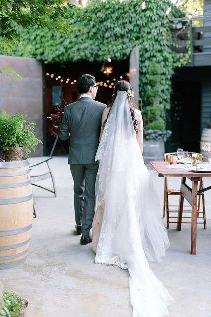 romantic fall wintery wedding in Washington state