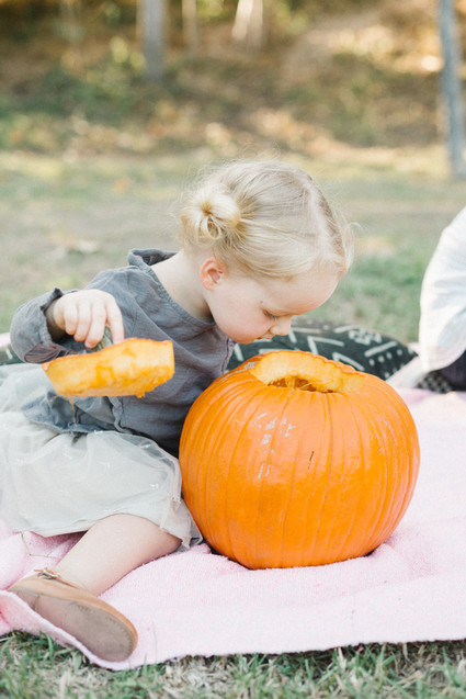 Pumpkin carving playdate