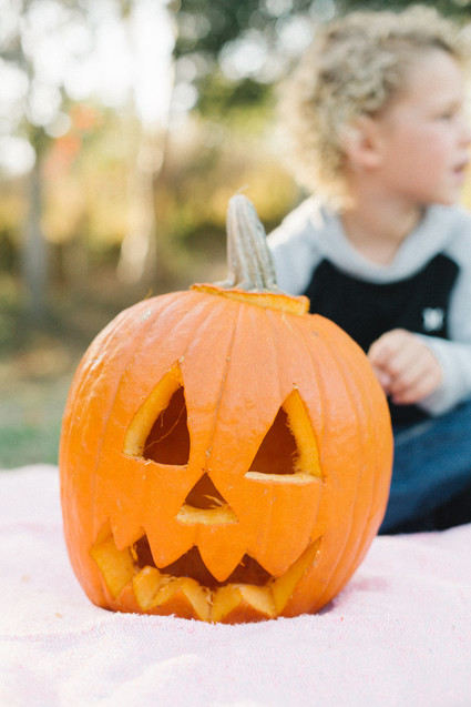 Pumpkin carving playdate