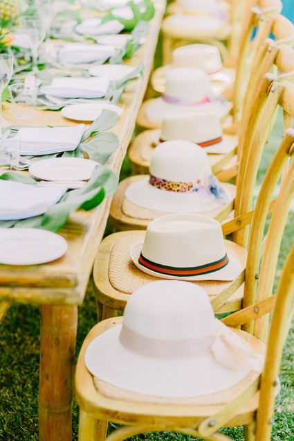 Tropical rehearsal dinner in Athens Greece