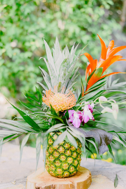 Tropical rehearsal dinner in Athens Greece