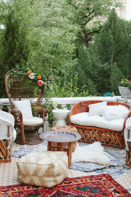 boho wedding lounge