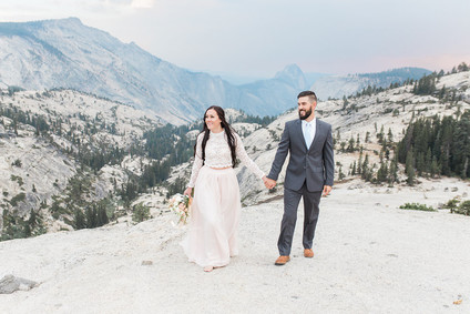 Blush Yosemite vow renewal Inspiration