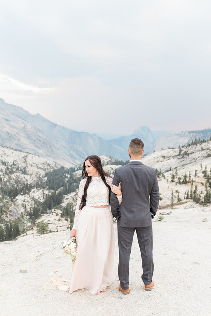 Blush Yosemite vow renewal Inspiration