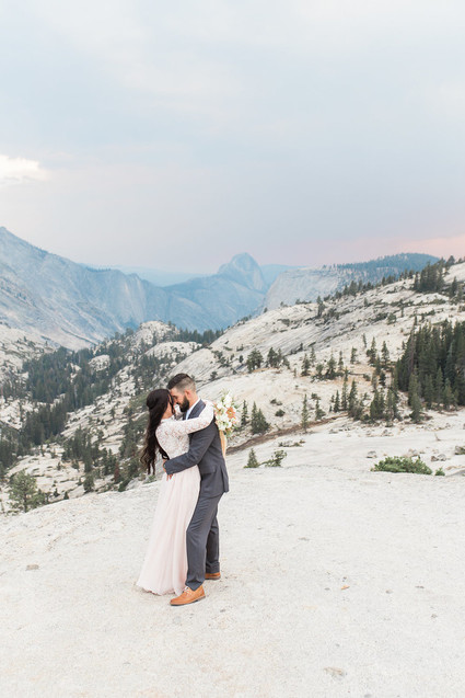 Blush Yosemite vow renewal