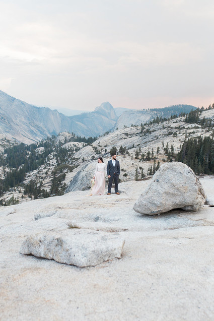 Blush Yosemite vow renewal Inspiration