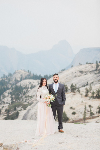 Blush Yosemite vow renewal Inspiration