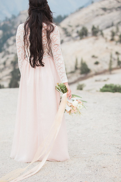 Blush Yosemite vow renewal Inspiration