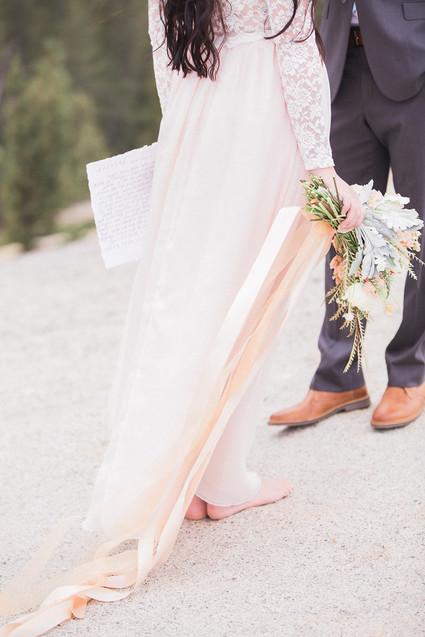 Blush Yosemite vow renewal Inspiration