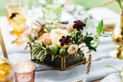 Glam fall wedding inspiration