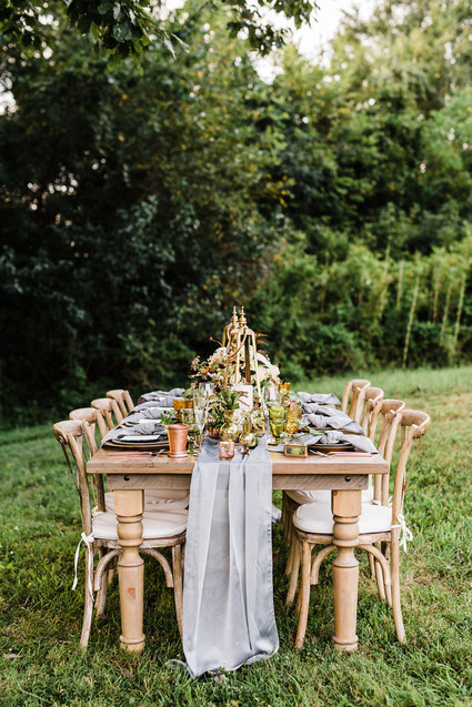 Glam fall wedding inspiration