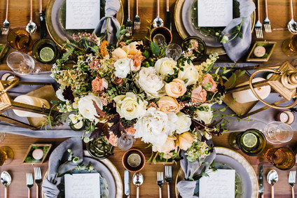 Glam fall wedding inspiration