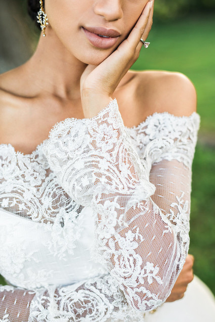 Glam fall wedding inspiration