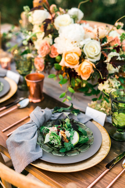 Glam fall wedding inspiration Inspiration