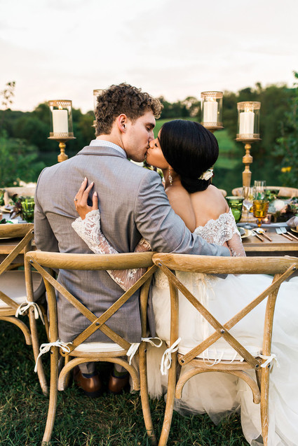 Glam fall wedding inspiration Inspiration