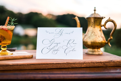 Glam fall wedding inspiration