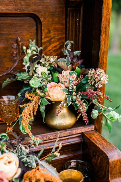 Glam fall wedding inspiration Inspiration