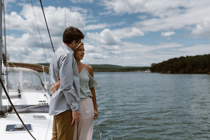 Lake Superior sailboat elopement ideas Inspiration